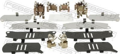 Juego de accesorios, balatas de freno FEBEST 0103-AXVA70F