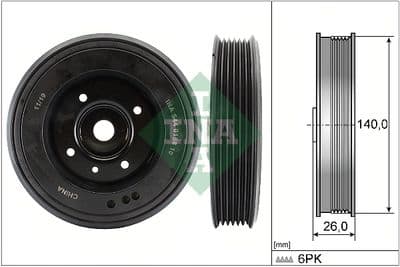 Polea, cigüeñal Schaeffler INA 544 0158 10