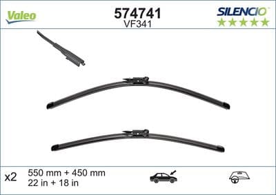 Limpiaparabrisas VALEO 574741