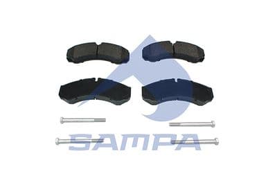 Juego de balatas de freno SAMPA 093.843