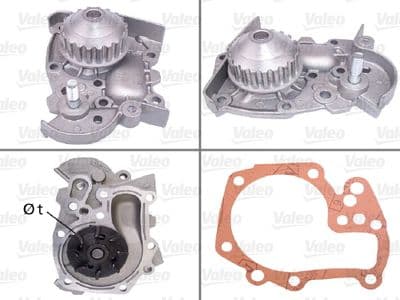 Bomba de agua, refrigeración del motor VALEO 506099
