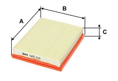 Filtro de aire VALEO 585021