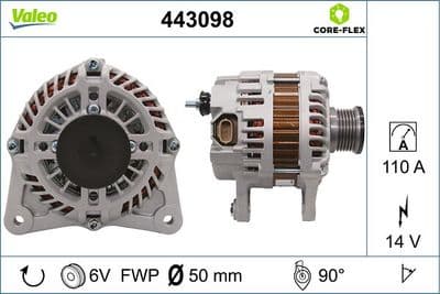 Alternador VALEO 443098