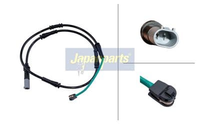 Contacto de aviso, desgaste de balatas de frenos JAPANPARTS BPW-016
