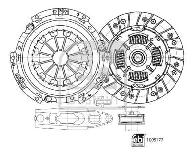 Kit de clutch FEBI BILSTEIN 1005177