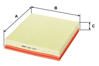 Filtro de aire VALEO 585224