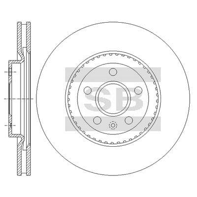 Disco de freno Hi-Q SD5531