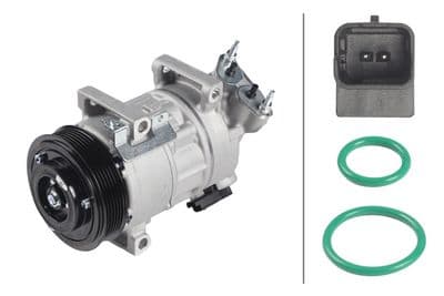 Compresor, aire acondicionado HELLA 8FK 366 204-531