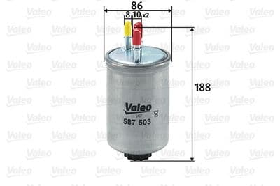 Filtro combustible VALEO 587503