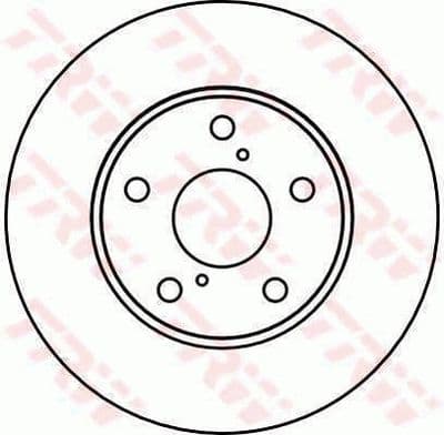 Disco de freno TRW DF4114