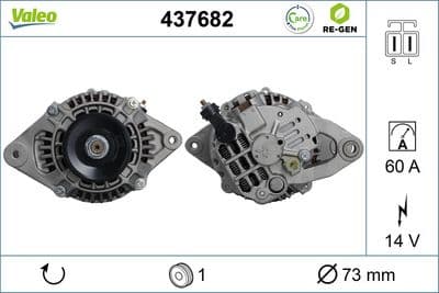 Alternador VALEO 437682