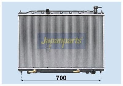 Radiador, refrigeración del motor JAPANPARTS RDA213050