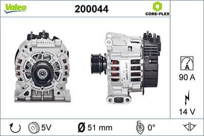 Alternador VALEO 200044