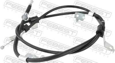 Cable de accionamiento, freno de estacionamiento FEBEST 01100-ZRE152LH