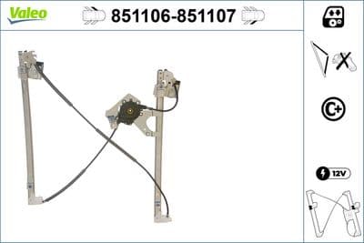 Elevador para ventanas VALEO 851107