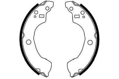 Juego de zapatas de frenos Kavo Parts BS-7427