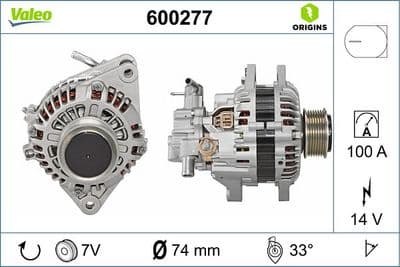 Alternador VALEO 600277