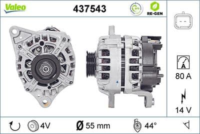 Alternador VALEO 437543