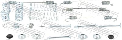 Juego de accesorios, zapatas de freno de estacionamiento FEBEST 0204-D10R-KIT