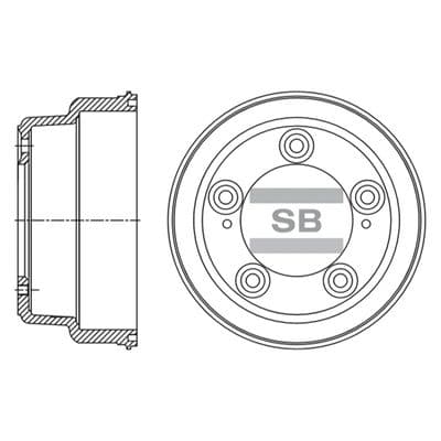 Tambor de freno Hi-Q SD1121
