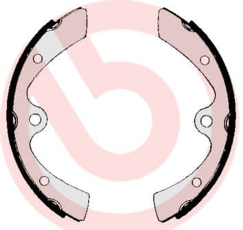 Juego de zapatas de frenos BREMBO S 79 504