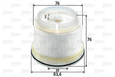 Filtro combustible VALEO 587933