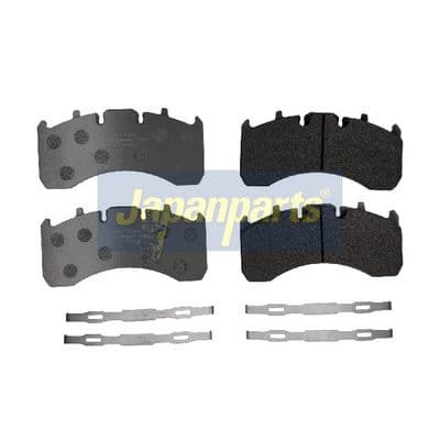 Juego de balatas de freno JAPANPARTS PA-0725AF