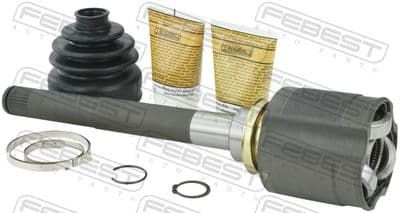 Juego de articulación, eje de transmisión FEBEST 0411-CW6WRH