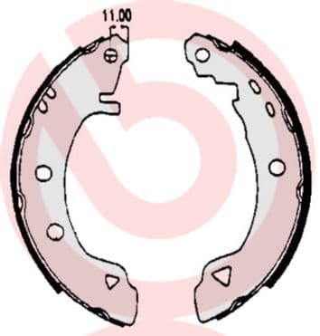 Juego de zapatas de frenos BREMBO S 23 508