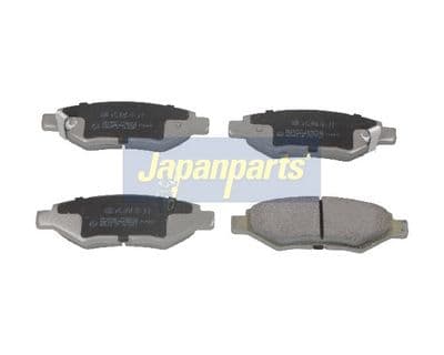 Juego de balatas de freno JAPANPARTS PP-007AF