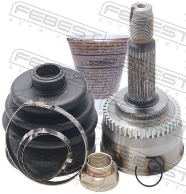 Juego de articulación, eje de transmisión FEBEST 0410-004A44