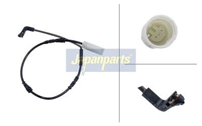 Contacto de aviso, desgaste de balatas de frenos JAPANPARTS BPW-205