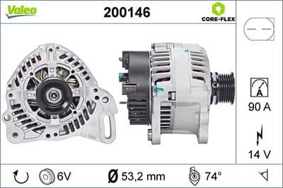 Alternador VALEO 200146