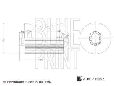 Filtro combustible BLUE PRINT ADBP230007