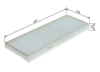 Filtro, aire del interior BOSCH 1 987 432 017