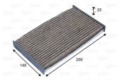 Filtro, aire del interior VALEO 701049