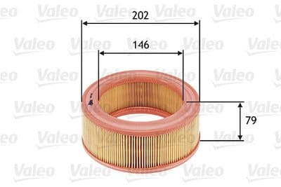 Filtro de aire VALEO 585642