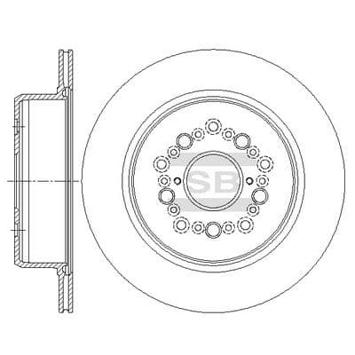 Disco de freno Hi-Q SD4646