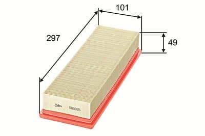 Filtro de aire VALEO 585025