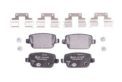 Juego de balatas de freno HELLA 8DB 355 025-361