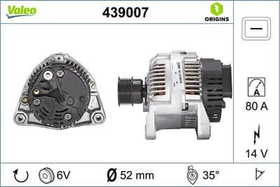 Alternador VALEO 439007