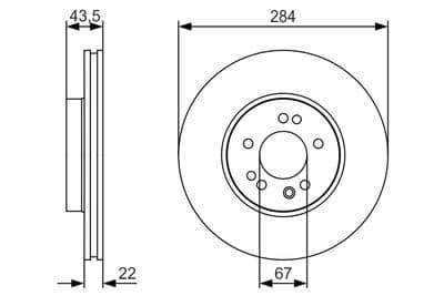 Disco de freno BOSCH 0 986 479 S15