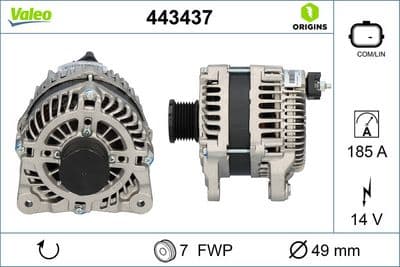 Alternador VALEO 443437