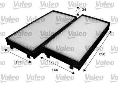 Filtro, aire del interior VALEO 715583