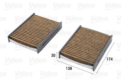 Filtro, aire del interior VALEO 701017