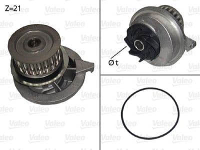Bomba de agua, refrigeración del motor VALEO 506080