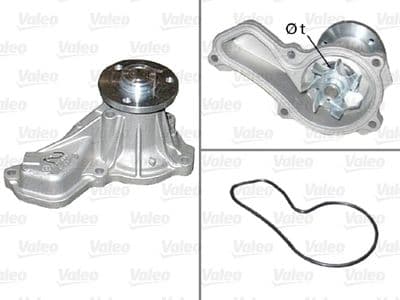 Bomba de agua, refrigeración del motor VALEO 506895