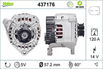 Alternador VALEO 437176