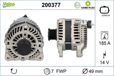 Alternador VALEO 200377