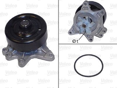 Bomba de agua, refrigeración del motor VALEO 506844